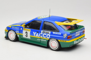 Ford Escort #3 Yacoo P. Bernardini / B. Occelli Rally Monte Carlo 1996 Winner UT Models 1:18 180968203 Metall - pilt 7/8