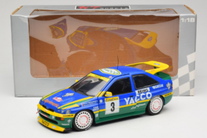 Ford Escort #3 Yacoo P. Bernardini / B. Occelli Rally Monte Carlo 1996 Winner UT Models 1:18 180968203 Metall - pilt 8/8