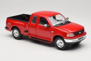 Ford F-150 Flareside SuperCab Punane Mira 1:18 6217 Metall - pilt 6/8