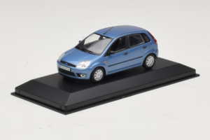 Ford Fiesta Mk5 4-Door Helesinine Minichamps 1:43 FIESTA002 Metall - pilt 2/4
