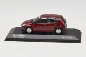 Ford Fiesta Mk5 Punane Metallik Minichamps 1:43 400081101 Metall