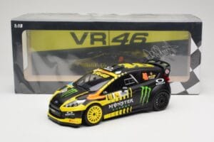 Ford Fiesta RS WRC #46 V. Rossi / C. Cassina 2nd Place Monza Rally Show 2013 Minichamps 1:18 151130846 Metall - pilt 6/6
