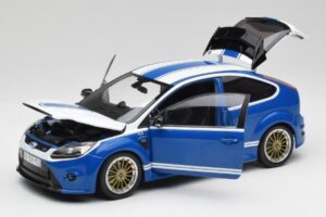 Ford Focus RS Mk2 LM Classic Sinine Capri RS2600 Tribute Minichamps 1:18 100080072 Metall - pilt 2/8