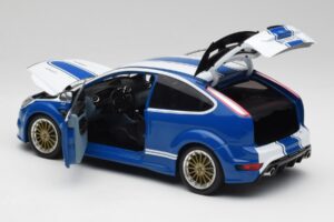 Ford Focus RS Mk2 LM Classic Sinine Capri RS2600 Tribute Minichamps 1:18 100080072 Metall - pilt 5/8