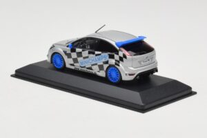 Ford Focus RS Mk2 Promo Blue Wheels Minichamps 1:43 FORD002 Metall - pilt 3/4