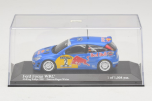 Ford Focus WRC #2 R. Baumgartner / B. Wichs Red Bull Rally Austria 2001 Minichamps 1:43 430008907 Metall - pilt 4/5