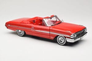 Ford Galaxie 500 Kabriolett Punane Sun Star 1:18 1420 Metall - pilt 6/8