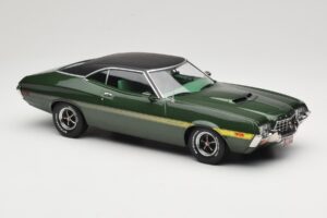 Ford Gran Torino Sport Roheline IXO 1:18 18CMC185 Metall - pilt 4/6
