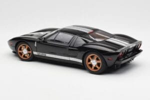 Ford GT Must Valgete Triipudega AUTOart 1:18 73023 Metall - pilt 7/8