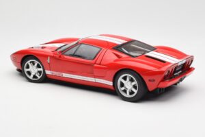 Ford GT Punane AUTOart 1:18 73021 Metall - pilt 7/8