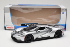 Ford GT Hõbedane Maisto 1:18 31384 Metall - pilt 8/8