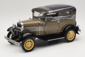 Ford Model A Tudor Chicle Drab Motor City 1:18 41003 Metall