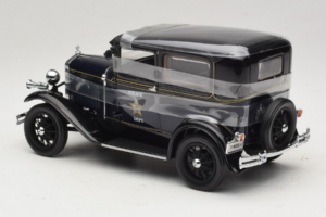 Ford Model A Tudor Police Car Motor City 1:18 43008 Metall - pilt 5/6