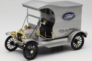 Ford Model T Delivery Truck Hõbedane Eagle Collectibles 1:18 430600 Metall