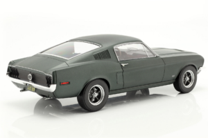 Ford Mustang Fastback Satin Green Metallic Norev 1:12 122702 Metall - pilt 2/5