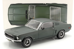 Ford Mustang Fastback Satin Green Metallic Norev 1:12 122702 Metall - pilt 5/5