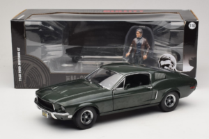 Ford Mustang GT Bullitt Steve McQueeni Kujukesega Greenlight 1:18 12885 Metall - pilt 8/8