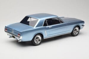 Ford Mustang V8 Hardtop Pony GT Silver Blue GT Spirit 1:12 G089 Vaik - pilt 2/6