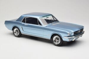 Ford Mustang V8 Hardtop Pony GT Silver Blue GT Spirit 1:12 G089 Vaik - pilt 4/6