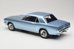 Ford Mustang V8 Hardtop Pony GT Silver Blue GT Spirit 1:12 G089 Vaik - pilt 5/6