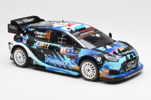 Ford Puma Rally1 #13 G. Munster / L. Louka Rally Central Europe 2023 IXO 1:18 18RMC188 Metall - pilt 4/6