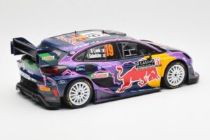 Ford Puma Rally1 #19 S. Loeb / I. Galmiche Rally Monte Carlo Winner 2022 IXO 1:18 18RMC110 Metall - pilt 2/6