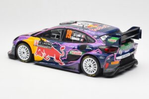 Ford Puma Rally1 #19 S. Loeb / I. Galmiche Rally Monte Carlo Winner 2022 IXO 1:18 18RMC110 Metall - pilt 5/6