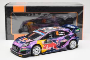 Ford Puma Rally1 #19 S. Loeb / I. Galmiche Rally Monte Carlo Winner 2022 IXO 1:18 18RMC110 Metall - pilt 6/6