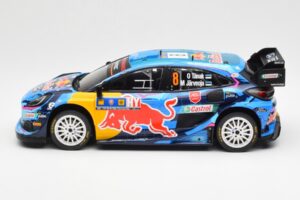 Ford Puma Rally1 #8 O. Tanak / M. Jarveoja 3rd Rally Central Europe 2023 IXO 1:18 18RMC187 Metall - pilt 3/6