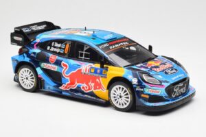 Ford Puma Rally1 #8 O. Tanak / M. Jarveoja 3rd Rally Central Europe 2023 IXO 1:18 18RMC187 Metall - pilt 4/6
