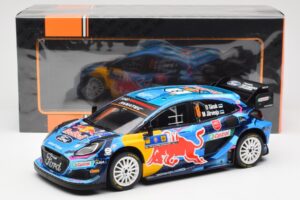 Ford Puma Rally1 #8 O. Tanak / M. Jarveoja 3rd Rally Central Europe 2023 IXO 1:18 18RMC187 Metall - pilt 6/6