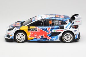 Ford Puma Rally1 WRC #16 A. Fourmaux / A. Coria Rally Monte Carlo 2024 IXO 1:18 18RMC198 Metall - pilt 3/6