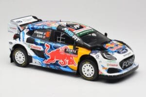 Ford Puma Rally1 WRC M-Sport #16 A. Fourmaux / A. Coria Safari Rally Kenya 2024 IXO 1:18 18RMC207 Metall - pilt 4/6