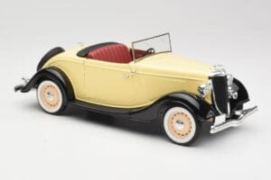 Ford Roadster Dearborn Yellow Solido 1:18 8008 Metall - pilt 6/8