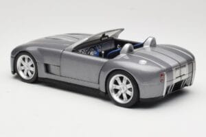 Shelby Cobra Kabriolett Grey Metallic Hot Wheels 1:18 G7220 Metall - pilt 7/8