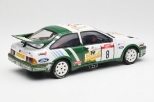 Ford Sierra RS Cosworth #8 D. Auriol / B. Occelli Rally Tour de Corse 1988 AUTOart 1:18 88812 Metall - pilt 3/8