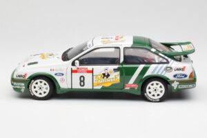 Ford Sierra RS Cosworth #8 D. Auriol / B. Occelli Rally Tour de Corse 1988 AUTOart 1:18 88812 Metall - pilt 4/8