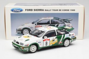 Ford Sierra RS Cosworth #8 D. Auriol / B. Occelli Rally Tour de Corse 1988 AUTOart 1:18 88812 Metall - pilt 8/8