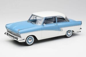 Ford Taunus 17M P2 Helesinine & Valge BoS Models 1:18 BOS019 Metall