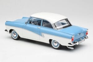 Ford Taunus 17M P2 Helesinine & Valge BoS Models 1:18 BOS019 Metall - pilt 5/6