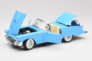 Ford Thunderbird Kabriolett Sinine Road Signature 1:18 92358 Metall - pilt 2/8