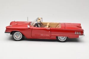 Ford Thunderbird Kabriolett Punane Sun Star 1:18 4311 Metall - pilt 4/8