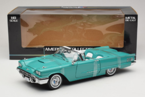Ford Thunderbird Kabriolett Roheline Sun Star 1:18 4315-P1 Metall - pilt 6/6