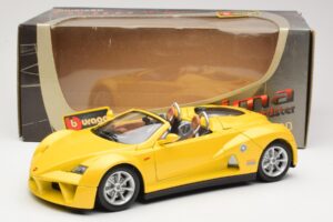 Giugiaro Prima Speedster Kollane Bburago 1:18 33334013 Metall - pilt 8/8