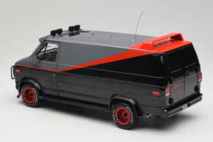 GMC Vandura A-Team Van Hot Wheels 1:18 V7439 Metall - pilt 7/8