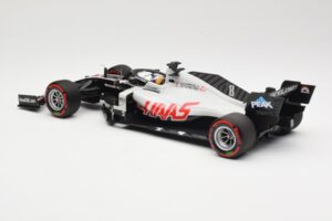 Haas VF-20 #8 R. Grosjean Bahrain GP 2020 Minichamps 1:18 110201508 Metall - pilt 5/6