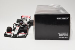 Haas VF-20 #8 R. Grosjean Bahrain GP 2020 Minichamps 1:18 110201508 Metall - pilt 6/6