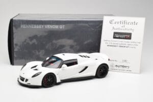 Hennessey Venom GT Valge AUTOart 1:18 75404 Metall - pilt 8/8