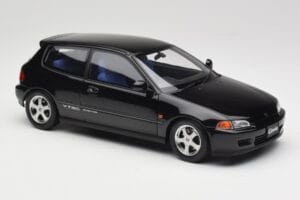 Honda Civic SiR II EG6 VTEC Must LCD 1:18 LCD18018-BL Metall - pilt 6/9