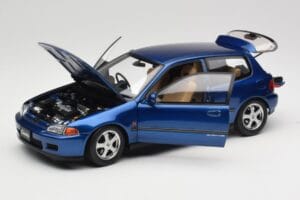 Honda Civic SiR II EG6 VTEC Sinine LCD 1:18 LCD18018-BU Metall - pilt 2/9